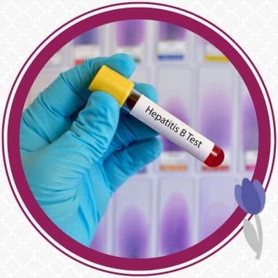 Hepatitis B blood test
