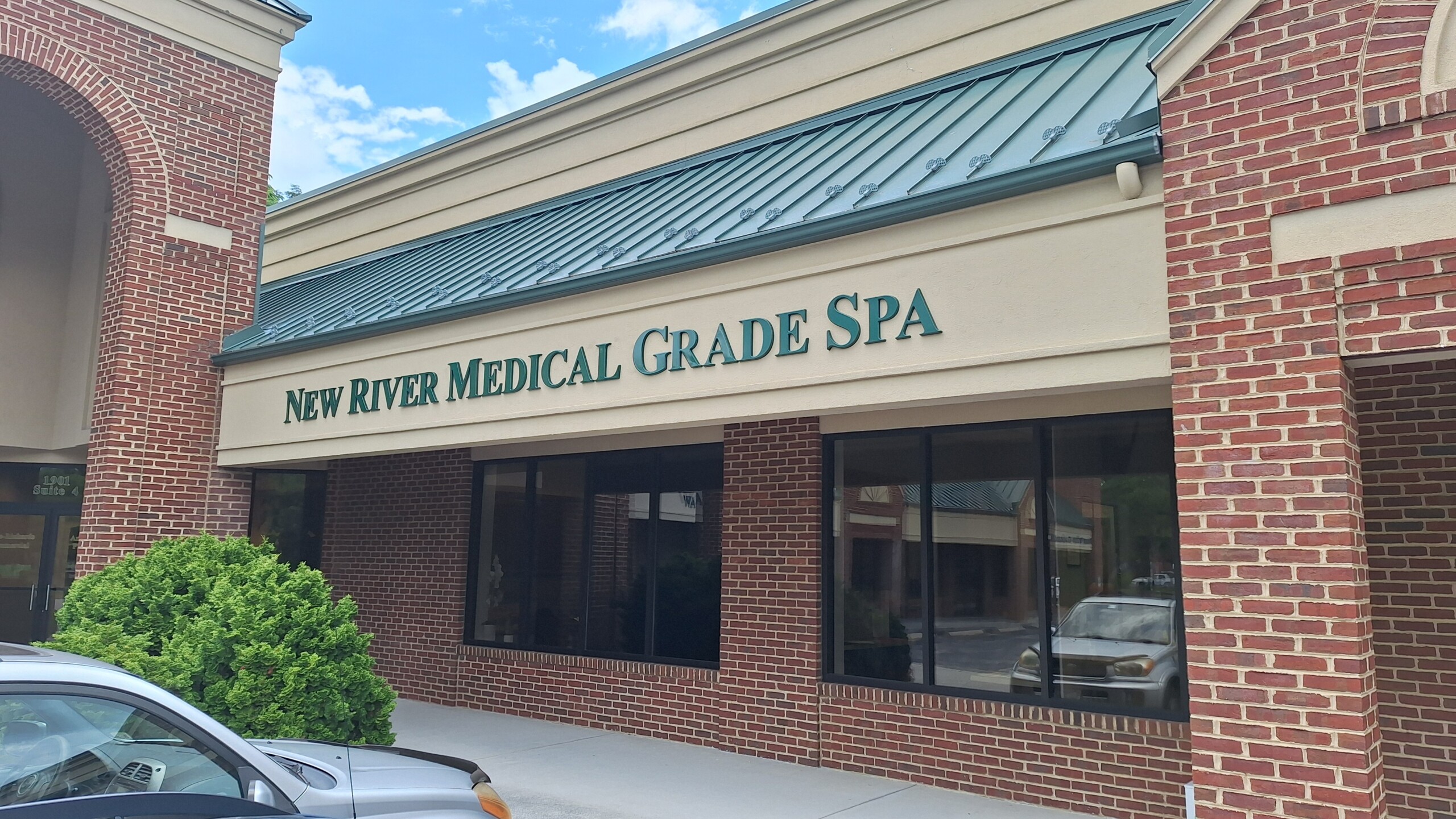 Photo of street view of the New River Medical Grade Spa office location